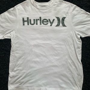 White Hurley tee